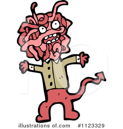Royalty-Free (RF) Devil Clipart Illustration by lineartestpilot - Stock Sample #1123329