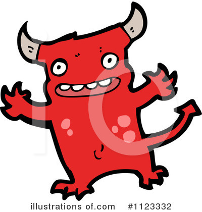 Royalty-Free (RF) Devil Clipart Illustration by lineartestpilot - Stock Sample #1123332