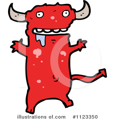 Royalty-Free (RF) Devil Clipart Illustration by lineartestpilot - Stock Sample #1123350