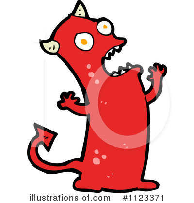 Royalty-Free (RF) Devil Clipart Illustration by lineartestpilot - Stock Sample #1123371