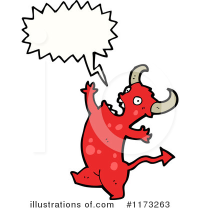 Royalty-Free (RF) Devil Clipart Illustration by lineartestpilot - Stock Sample #1173263