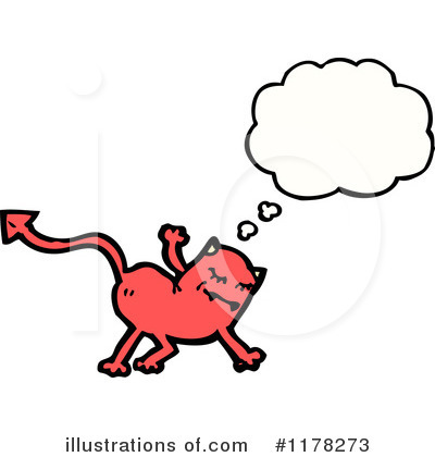 Royalty-Free (RF) Devil Clipart Illustration by lineartestpilot - Stock Sample #1178273