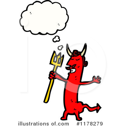 Royalty-Free (RF) Devil Clipart Illustration by lineartestpilot - Stock Sample #1178279