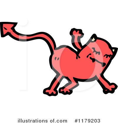 Royalty-Free (RF) Devil Clipart Illustration by lineartestpilot - Stock Sample #1179203