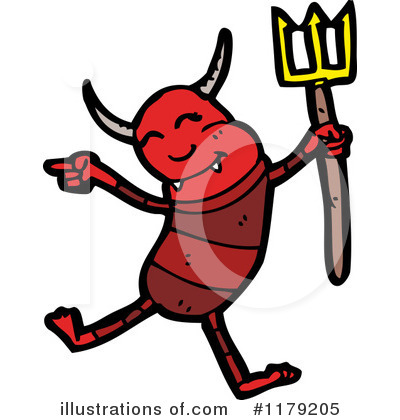 Royalty-Free (RF) Devil Clipart Illustration by lineartestpilot - Stock Sample #1179205