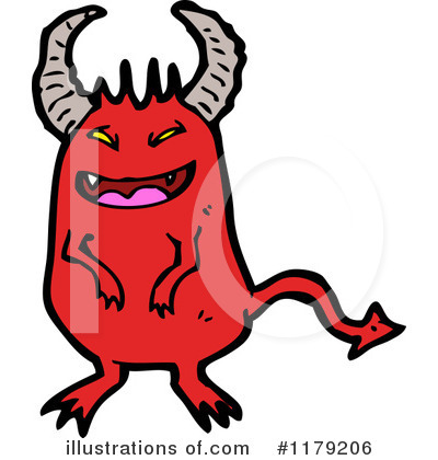 Royalty-Free (RF) Devil Clipart Illustration by lineartestpilot - Stock Sample #1179206