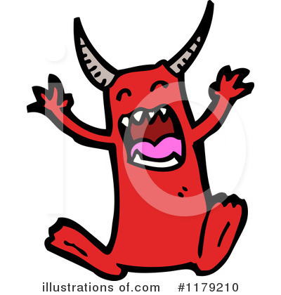 Royalty-Free (RF) Devil Clipart Illustration by lineartestpilot - Stock Sample #1179210