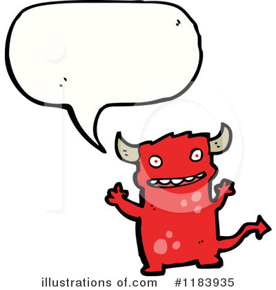Royalty-Free (RF) Devil Clipart Illustration by lineartestpilot - Stock Sample #1183935