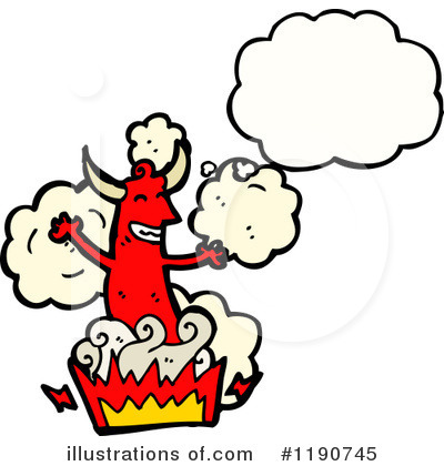 Royalty-Free (RF) Devil Clipart Illustration by lineartestpilot - Stock Sample #1190745