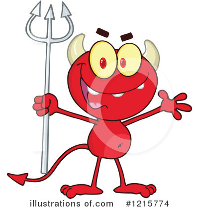 Royalty-Free (RF) Devil Clipart Illustration by Hit Toon - Stock Sample #1215774