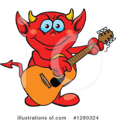 Devil Clipart #1280324 by Dennis Holmes Designs