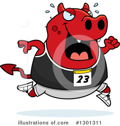 Running Track Clipart #1301311 by Cory Thoman