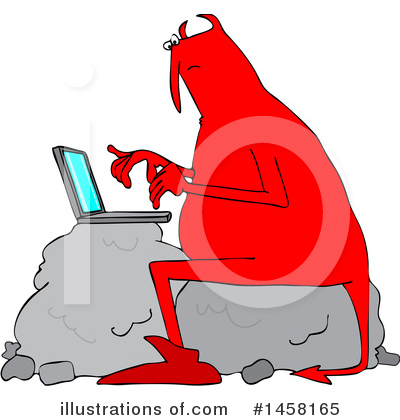 Royalty-Free (RF) Devil Clipart Illustration by djart - Stock Sample #1458165