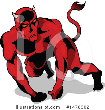 Royalty-Free (RF) Devil Clipart Illustration by dero - Stock Sample #1478302
