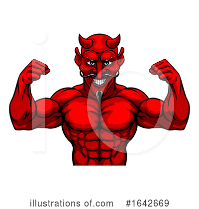 Royalty-Free (RF) Devil Clipart Illustration by AtStockIllustration - Stock Sample #1642669