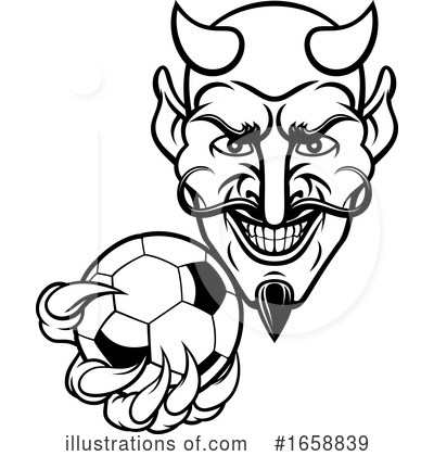 Royalty-Free (RF) Devil Clipart Illustration by AtStockIllustration - Stock Sample #1658839
