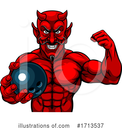 Royalty-Free (RF) Devil Clipart Illustration by AtStockIllustration - Stock Sample #1713537