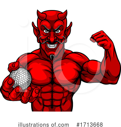 Royalty-Free (RF) Devil Clipart Illustration by AtStockIllustration - Stock Sample #1713668