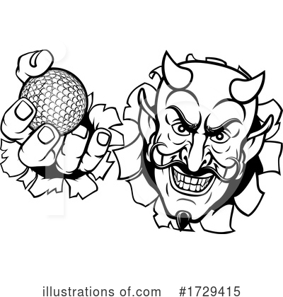 Royalty-Free (RF) Devil Clipart Illustration by AtStockIllustration - Stock Sample #1729415