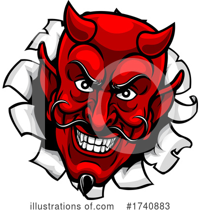 Royalty-Free (RF) Devil Clipart Illustration by AtStockIllustration - Stock Sample #1740883