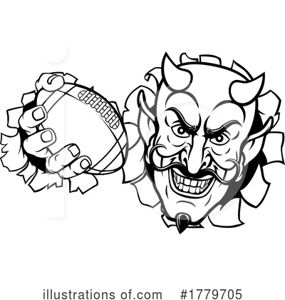 Royalty-Free (RF) Devil Clipart Illustration by AtStockIllustration - Stock Sample #1779705