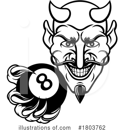 Royalty-Free (RF) Devil Clipart Illustration by AtStockIllustration - Stock Sample #1803762