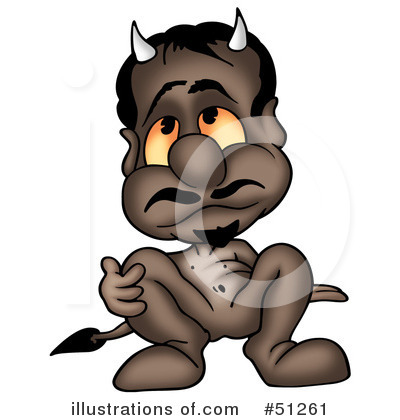 Royalty-Free (RF) Devil Clipart Illustration by dero - Stock Sample #51261