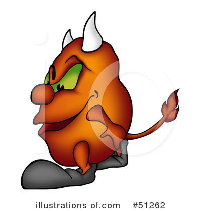 Royalty-Free (RF) Devil Clipart Illustration by dero - Stock Sample #51262