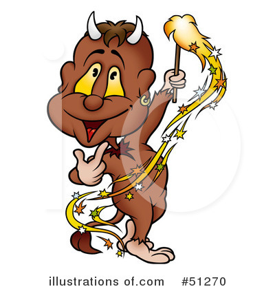 Royalty-Free (RF) Devil Clipart Illustration by dero - Stock Sample #51270