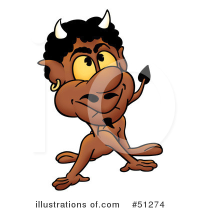Royalty-Free (RF) Devil Clipart Illustration by dero - Stock Sample #51274