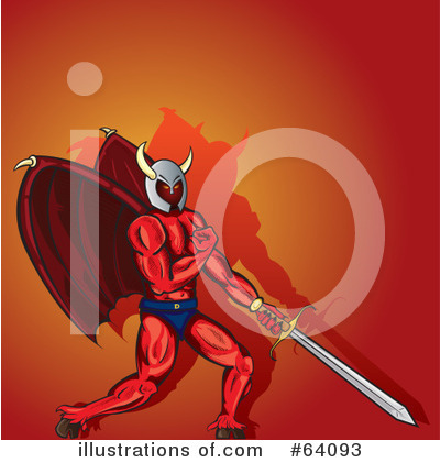 Royalty-Free (RF) Devil Clipart Illustration by Paulo Resende - Stock Sample #64093