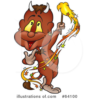 Royalty-Free (RF) Devil Clipart Illustration by dero - Stock Sample #64100