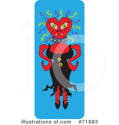 Royalty-Free (RF) Devil Clipart Illustration by inkgraphics - Stock Sample #71883