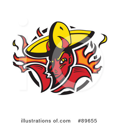 Royalty-Free (RF) Devil Clipart Illustration by BestVector - Stock Sample #89655