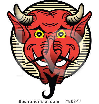 Royalty-Free (RF) Devil Clipart Illustration by Andy Nortnik - Stock Sample #96747