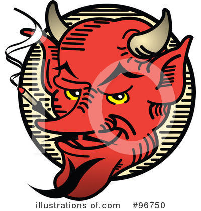 Royalty-Free (RF) Devil Clipart Illustration by Andy Nortnik - Stock Sample #96750