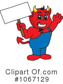 Devil Mascot Clipart #1067129 by Mascot Junction