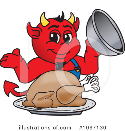 Royalty-Free (RF) Devil Mascot Clipart Illustration by Mascot Junction - Stock Sample #1067130