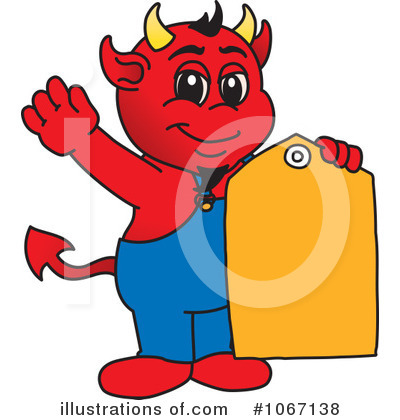 Royalty-Free (RF) Devil Mascot Clipart Illustration by Mascot Junction - Stock Sample #1067138