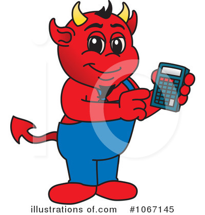 Royalty-Free (RF) Devil Mascot Clipart Illustration by Mascot Junction - Stock Sample #1067145