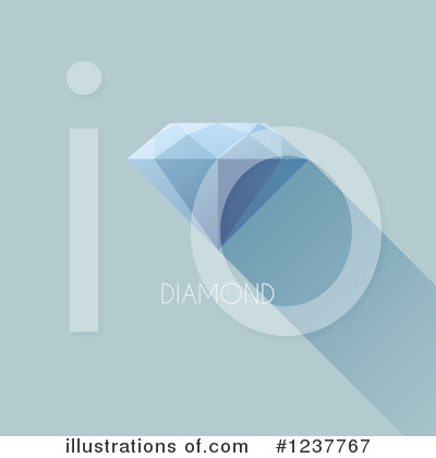 Royalty-Free (RF) Diamond Clipart Illustration by elena - Stock Sample #1237767