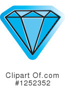 Diamond Clipart #1252352 by Lal Perera