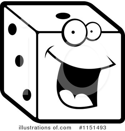 Royalty-Free (RF) Dice Clipart Illustration by Cory Thoman - Stock Sample #1151493