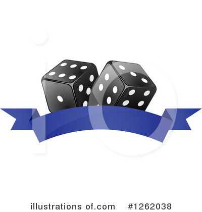 Royalty-Free (RF) Dice Clipart Illustration by Vector Tradition SM - Stock Sample #1262038