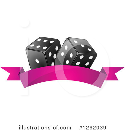 Royalty-Free (RF) Dice Clipart Illustration by Vector Tradition SM - Stock Sample #1262039