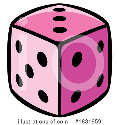 Dice Clipart #1631959 by Lal Perera