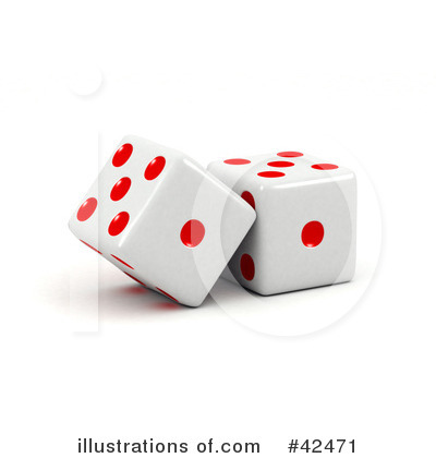 Dice Clipart #42471 by stockillustrations