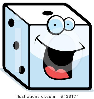 Royalty-Free (RF) Dice Clipart Illustration by Cory Thoman - Stock Sample #438174