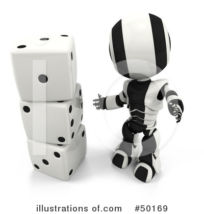 Dice Clipart #50169 by Leo Blanchette