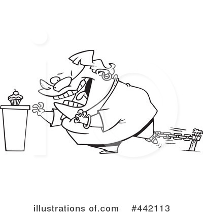 Royalty-Free (RF) Dieting Clipart Illustration by toonaday - Stock Sample #442113
